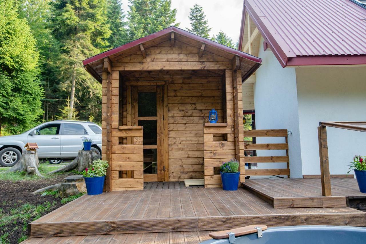 Chata Pod Lasem Poreba  Exteriör bild
